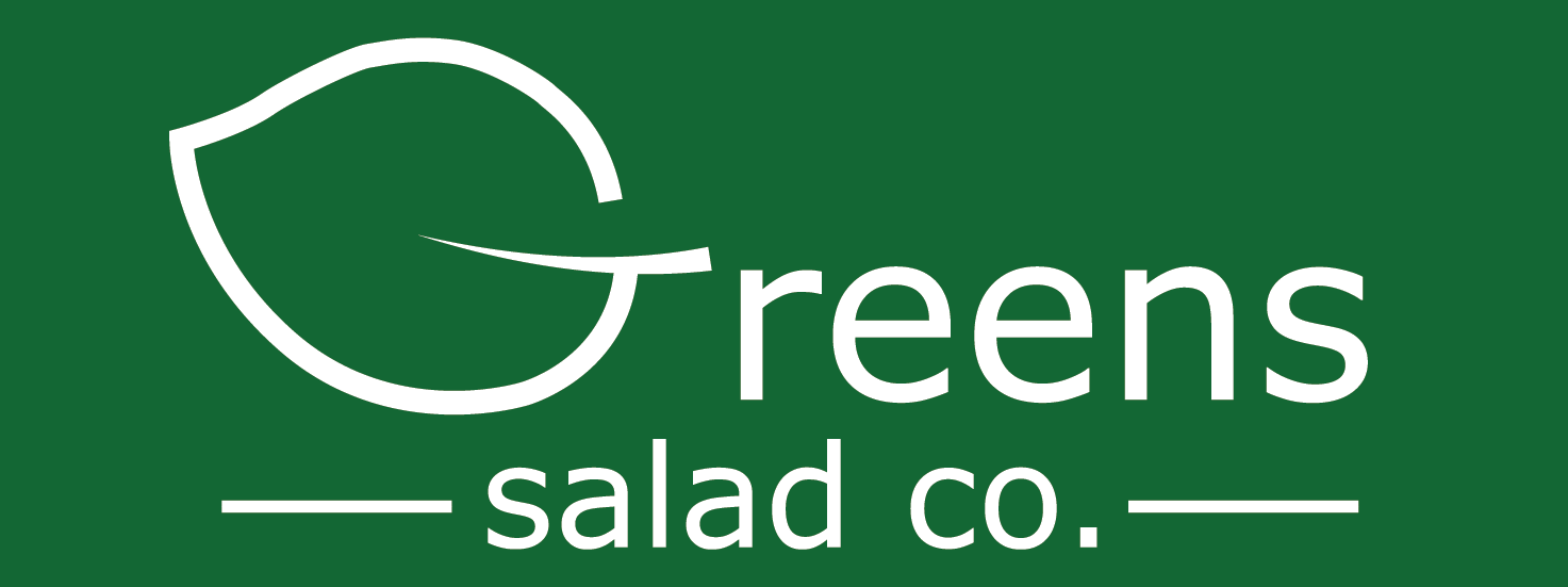 Greens Salad Co White On Green